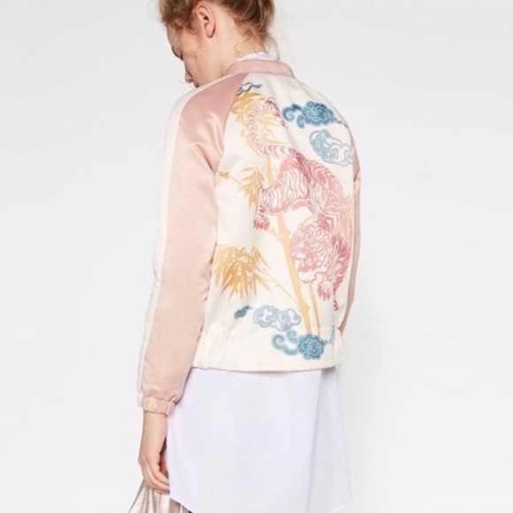 BEAUTIFUL ZARA BOMBER - Picture 1 of 5